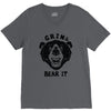 grin and bear it V-Neck Tee