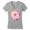 you are what you eat Women's V-Neck T-Shirt
