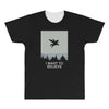 i want to believe 2 All Over Men's T-shirt