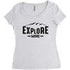 Explore More Women's Triblend Scoop T-shirt