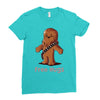 hug a wookiee Ladies Fitted T-Shirt