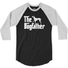 the dogfather dalmatian white 3/4 Sleeve Shirt