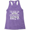 i never dreamed i'd end up to be a perfect freaking husband but here i Racerback Tank