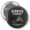 Schrute Farms Pin-back button
