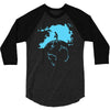 water planet global warming world ocean banksy nature graphic 3/4 Sleeve Shirt
