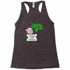 heapy new year funny santa claus christmas Racerback Tank