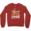 kings are born in 1998 Crewneck Sweatshirt