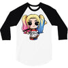 harley quinn 3/4 Sleeve Shirt