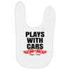 Plays With Cars Baby Bibs