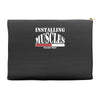 funny installing muscles, ideal gift, birthday present Accessory Pouches