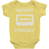 retro and vintage cassette humor Baby Onesie
