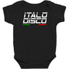 retro italo disco Baby Bodysuit