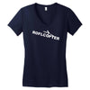 roflcopter Women's V-Neck T-Shirt