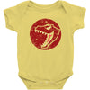 Red Dinosaur Baby Bodysuit