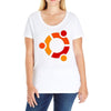 friend logo Ladies Curvy T-Shirt