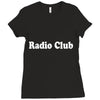 Radio Club logo Ladies Fitted T-Shirt
