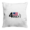july 4 independence day Throw Pillow