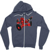 mega pool Zipper Hoodie