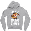 my neck my back my anxiety attack opossum guys tee Zipper Hoodie