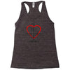 geek love shirt Racerback Tank
