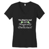 magically delicious Women's V-Neck T-Shirt