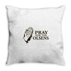 pray for the olsens Throw Pillow