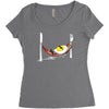 good morning Women's Triblend Scoop T-shirt