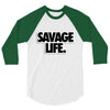 savege life 3/4 Sleeve Shirt