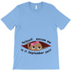 September Peeking Out Baby Girl T-Shirt