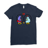 eggplant wizard and king hippo Ladies Fitted T-Shirt