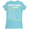September Girl Facts Virgo Ladies Fitted T-Shirt