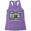 straight outta paradise palms Racerback Tank