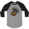 pizzaskull sticker original 3/4 Sleeve Shirt