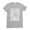 straight outta planet vegeta Ladies Fitted T-Shirt