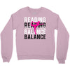 Reading Yoga Wine Balance Crewneck Sweatshirt