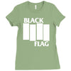black flag new Ladies Fitted T-Shirt