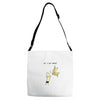 let's get naked Adjustable Strap Totes