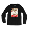 sloth astronaut swag Long Sleeve Shirts