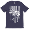 banksy street art zebra bar code T-Shirt