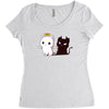 purr evil 2 Women's Triblend Scoop T-shirt
