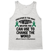 education is the most powerful weapon you can use to change the world Tank Top
