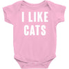 i like cats Baby Onesie