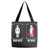 Your Wife < My Wife Tote Bags