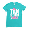 tan legged juliet Ladies Fitted T-Shirt