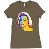 pop art marilyn monroe Ladies Fitted T-Shirt