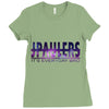 jake paulers galaxy Ladies Fitted T-Shirt