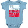 zombie apocalypse response Baby Onesie