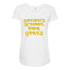 Satans School For Girls Maternity Scoop Neck T-shirt