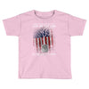 Honor Those Who Place Their Life on the Line so you can Live Yours Toddler T-shirt