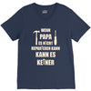 wenn papa wer dann V-Neck Tee